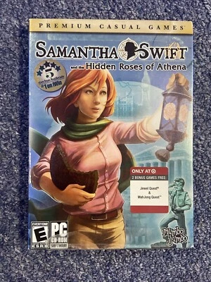Brand New Samantha Swift Hidden Rose Of Athena PC Video Game Kids Family Puzzle - Image 1 of 4