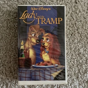 Disney's Lady and the Tramp Original 1987 Black Diamond Classics Collectible VHS - Picture 1 of 3
