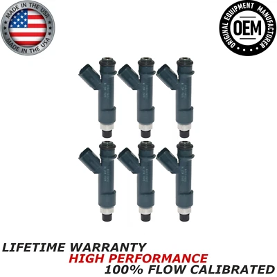NEW x6 OEM DENSO Fuel Injectors for 2003-15 Toyota Tacoma 4Runner Tundra Cruiser - Image 1 of 4