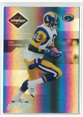 2005 Leaf Limited Silver Spotlight Eric Dickerson #26/50 Los Angeles Rams #114 - Image 1 of 2
