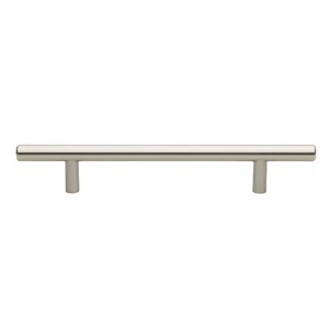 Barra de gabinete de acero sólido GlideRite 5"" CC, 8"" tirón acero inoxidable - 5008-128-SS-1 - Imagen 1 de 3