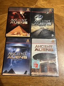 Ancient Aliens Season 1-4 1 2 3 4 DVD Alien UFO Conspiracy History R4 READ - Picture 1 of 12