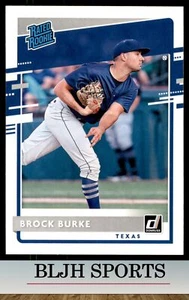2020 Donruss #40 Brock Burke RC, RR Texas Rangers (2G2) - Picture 1 of 2
