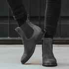 Thursday Boot Ducess Chelsea Suede Leather Shadow Grey Women Sz 7.5 / Eu 38