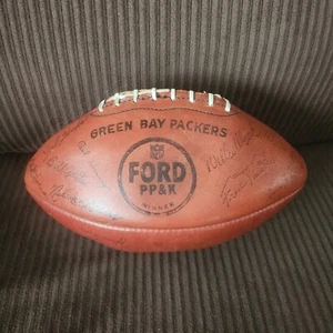 1961 NFL Green Bay Packers handsigniert signed Football Ford PPK Lombardi Hornung - Bild 1 von 15