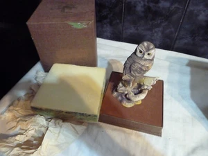 HEREFORD FINE CHINA 1979 OWL IN ORIGINAL BOX 15.5CM EX CONDITION - Picture 1 of 6