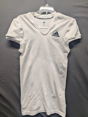 Adidas Football Primeknit Under Shirt Mens Sz L White Sleeveless Activewear NEW - Image 1 of 4
