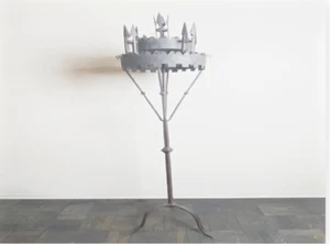Spanish Revival Freestanding Rotating Candelabra - Picture 1 of 2