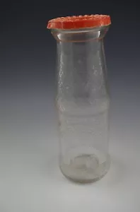 FAIRYLAND FARMS MILCHFLASCHE LEHIGHTON PENNSYLVANIA PA. HALBES PINT MIT KAPPE - Bild 1 von 4