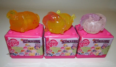 My Little Pony Stackems Fashems Series 1 Lot of 3 Applejack Rarity Fluttershy Cover