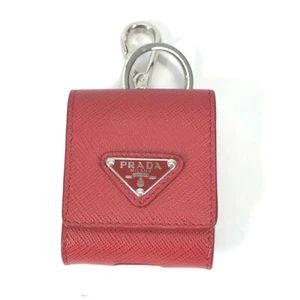 PRADA 2TT106 triangle logo plate earphones airpods Earphone case - Picture 1 of 16