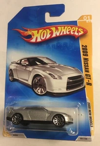 Hot Wheels 2009 Nissan GT-R lot (x3) white silver New Models, Black Nightburnerz - Picture 1 of 12