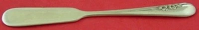 Esparcidor de mantequilla de plata esterlina Blossom Time de International mango plano 5 3/4" Foto 1 de 2