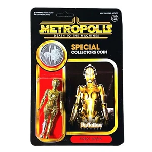 SDCC 2019 Super7 Exclusive Metropolis Maria Robot 3.75" ReAction Figure - Picture 1 of 12