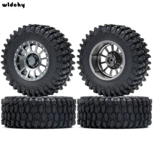 Llantas de aleación 4P de 2,6" neumáticos de goma para RC 1/10 TRX4 TRX6 SCX10 Yeti RB10 - Imagen 1 de 22