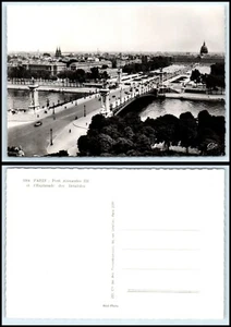 FRANCE RPPC Photo Postcard - Paris, Pont Alexandre III DF - Picture 1 of 1