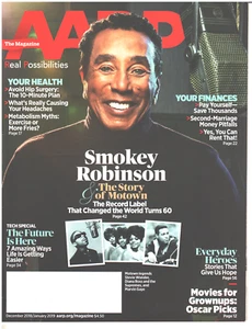 AARP Magazine December 2018 January 2019 Smokey Robinson Motown Legends Movies - Picture 1 of 1