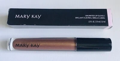 Nuevo En Caja Mary Kay Brillo Labial Ilimitado Cobre Aura #153492 Tamaño Completo Foto 1 de 3