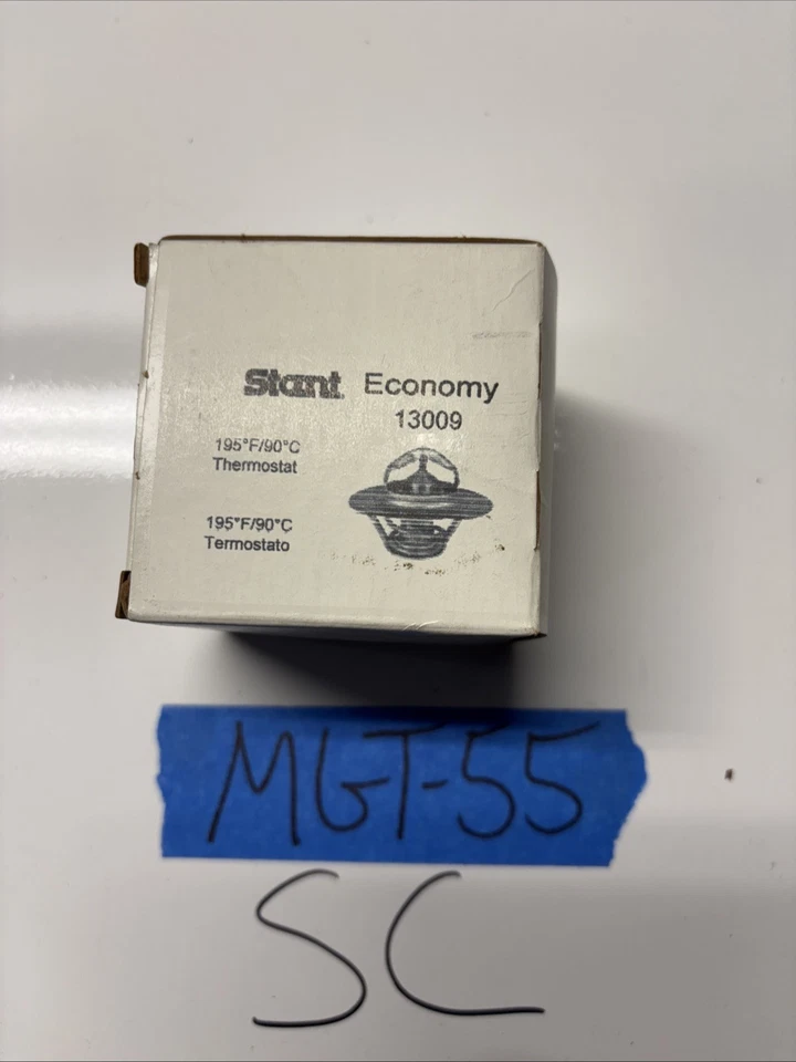 Termostato de refrigerante de motor Stant 13009 195 grados para modelos Ford GM Chrysler Foto 1 de 4