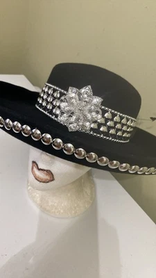 Beautiful Black Church / Dress Hat by Crowns Unlimited - Image 1 of 4