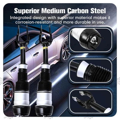 Par de puntales de suspensión neumática delanteros con ADS para Mercedes Benz ML GL-Class W166 X166 Foto 1 de 4