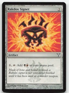 MTG Dissension #165 Rakdos Signet Artifact LP - Picture 1 of 2