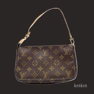 LOUIS VUITTON Bag Handbag Brown kenkenjp LV Accessories Older style Monogram - Picture 1 of 20