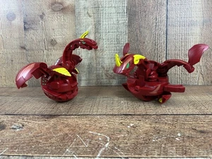 Bakugan Battle Brawlers Lote 2 Grandes Rojo DEKA Pyrus Cyborg Helios 640G y 660g - Imagen 1 de 19