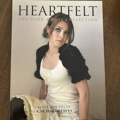 HEARTFELT Kim Hargreaves 21 Designs Modern Knitting Pattern Book Sweaters Hats - Image 1 of 4