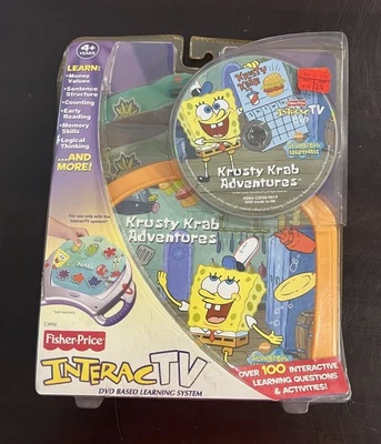 Bob Esponja Pantalones Cuadrados Fisher-Price InteracTV DVD Krusty Krab Adventures NUEVO DE COLECCIÓN Foto 1 de 4