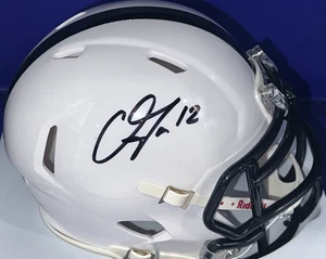 CHRIS GODWIN PENN STATE NITTANY LÖWEN JSA AUTHENTIFIZIERT SIGNIERT MINI HELM - Bild 1 von 2