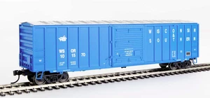 Walthers Mainline HO Scale WISCONSIN SOUTHERN ACF BLUE BOX CAR WSOR 910-1870 NEW - Picture 1 of 4