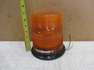 STAR SIGNAL 255TC SERIES AMBER STROBE LIGHT SAFETY WARNING TRAFFIC 12-48 V-DC - Picture 1 of 12