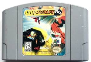 ORIGINAL VINTAGE NINTENDO 64 "WIPEOUT 64" GAME CARTRIDGE N64 IN GOOD CONDITION - Picture 1 of 2