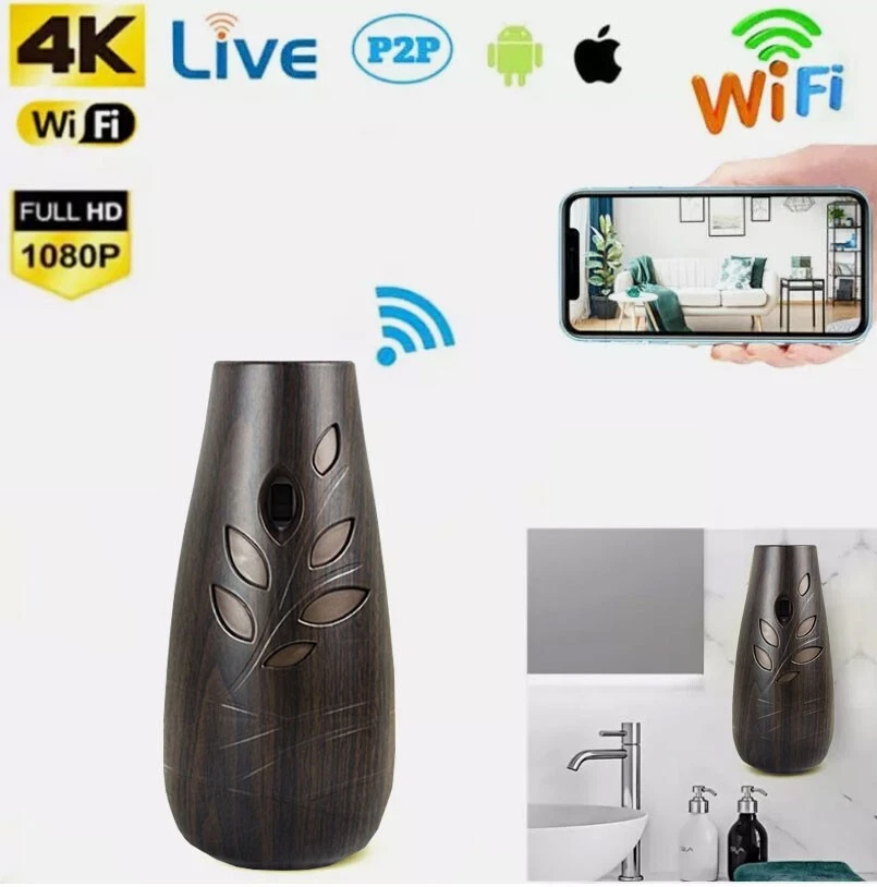 64GB 1080P 4K HD wireless WIFI Air Freshener Camera mini Family Safety recorder - Bild 1 von 4