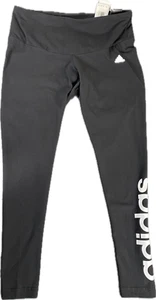Adidas Essentials Athleisure LOGO Leggings Mujer 1X Negro/Blanco GL1383 - Imagen 1 de 17