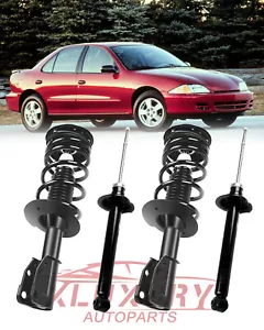 Set 4 Complete Front Rear Struts Shocks For Chevrolet Cavalier Pontiac Sunfire - Picture 1 of 15