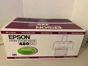 Epson Stylus Photo Inkjet Printer 480SXU 720DPI - Picture 1 of 5