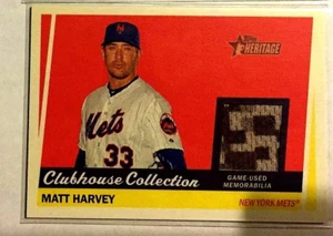 CAMISETA USADA JUEGO DE CAMUFLAJE MATT HARVEY 2016 TOPPS HERITAGE CLUBHOUSE COLECCIÓN - Imagen 1 de 1