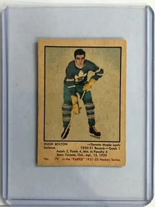 HUGH BOLTON RC 1951-52 PARKHURST  NO 79   EX+     64364 - Picture 1 of 2