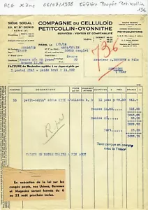 Paris X ème 20 Boulevard Saint Denis - Célèbre Poupée PETITCOLLIN du 06/07/1938 - Bild 1 von 1