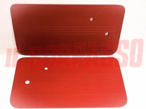 TÜRVERKLEIDUNGEN RECHTS + LINKS FIAT 500 F 2 SERIE - R ORIGINAL ROT - Bild 1 von 4