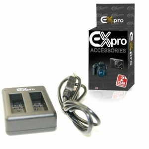 Ex-Pro Portable Camera Battery Charger GoPro Hero 5 6 AHDBT 501 Action Camera - Picture 1 of 8