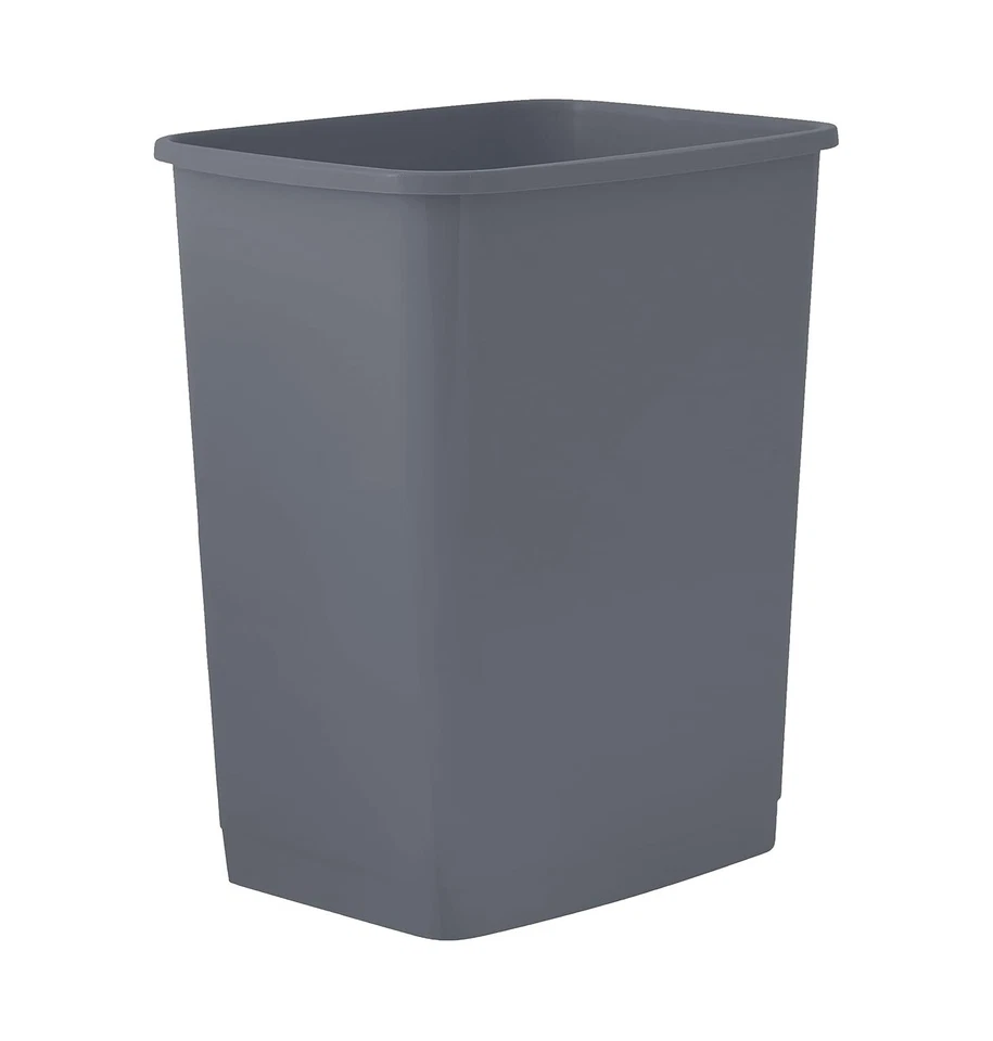 Superio Small 2.5 Gallon Plastic Trash Can, Waste Bin,  10 Qt, (Dark Grey) - Image 1 of 1