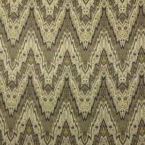 WAVERLY WILLIAMSBURG BRAY FLAMESTITCH SILVER BIRCH 100% LINEN FABRIC BY YARD - Picture 1 of 5