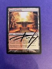 MTG Magic Sacred Foundry Signed Artist Proof X1 Gatecrash Sam Burley