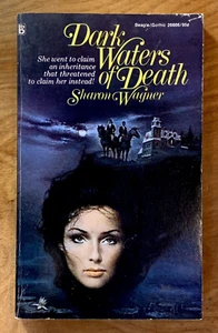 Dark Waters Of Death by Sharon Wagner - vintage 1975 gothic suspense PBO, scarce - Foto 1 di 6