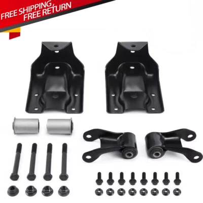 Rear Leaf Spring Hanger Bracket and Shackle Kit For Chevy Silverado GMC Sierra - Image 1 of 4