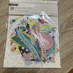 vintage Escape Paper Die cuts 30 pieces - Picture 1 of 3