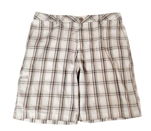 Dockers Casual Shorts Men W36 L Beige Check With Pockets - Picture 1 of 11